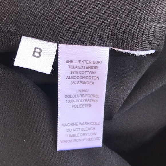 Super Vibrant Black & White Ann Taylor Loft Floral Pencil Skirt Size 10P - Picture 9 of 9